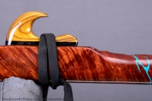 Redwood Burl Native American Flute, Minor, High Eb-5, #K21H (3)